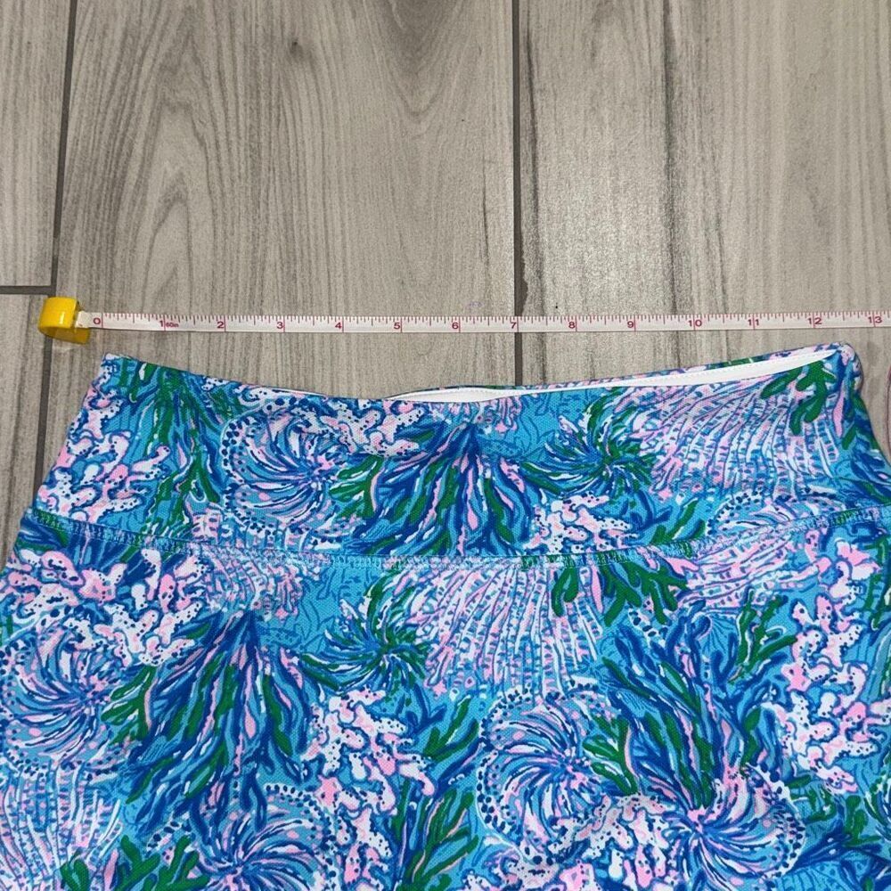 Lilly Pulitzer Zadora High‎ Rise Skort Las Olas Aqua Strong Current Sea XS - NWT - Picture 6 of 9